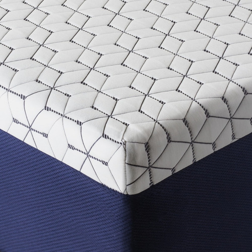 Colchón Restonic Gel Foam - Queen Size Mci Color Azul