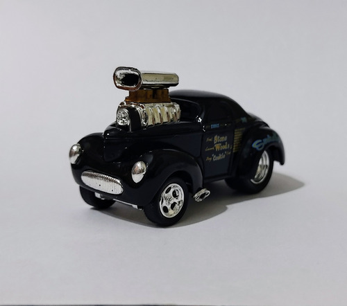 Muscle Machines 1:64 Willys 41 Coupê Gasser (loose) Preto (Usado)