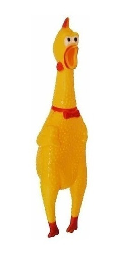 Imagem 3 de 4 de Frango Mordedor Pet Cachorro Galinha De Borracha 16cm Sonoro