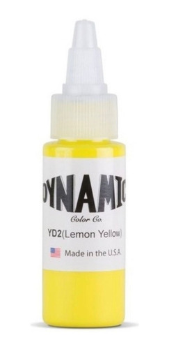 Tinta Dynamic Ink Color Amarillo Limon Lemon Yellow 1 Oz