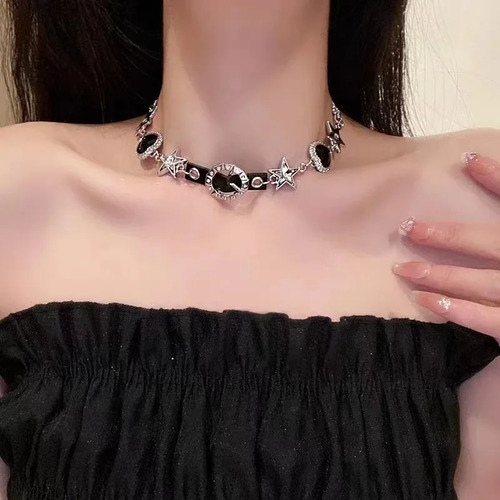 Collar De Cuero De Lujo Con Diseño Único De Nicho De Alta Ga