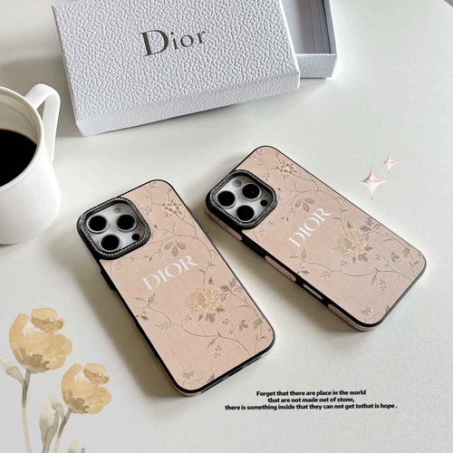 Funda Antihuellas Diamon Camera Silk Pattern Para iPhone 13, 14, 15, 16 Pro Max