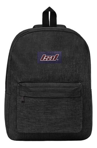 Mochila Unisex Urbana City Jaspeada 16 Lsyd Color Ladrillo Diseño De La Tela Jaspeado