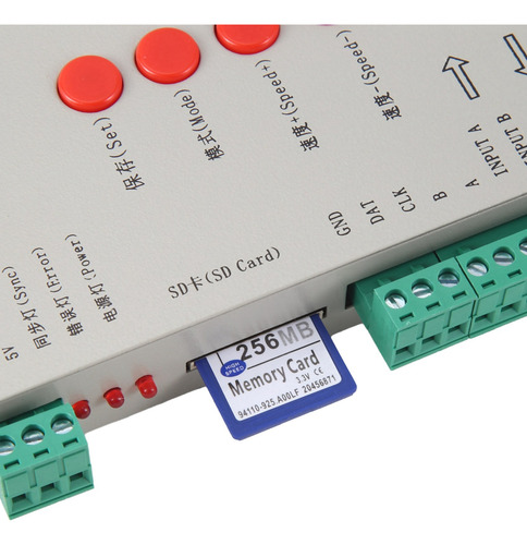Controlador Led Rgb T1000s Sd Card 2048 Píxeles Controlador
