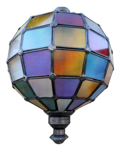 Lámpara Techo Vitro Turca Colgante Diseño Moderna Bola Color