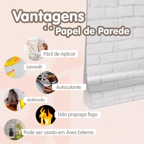 Papel de Parede Adesivo Lavável Xadrez Preto e Branco 3m