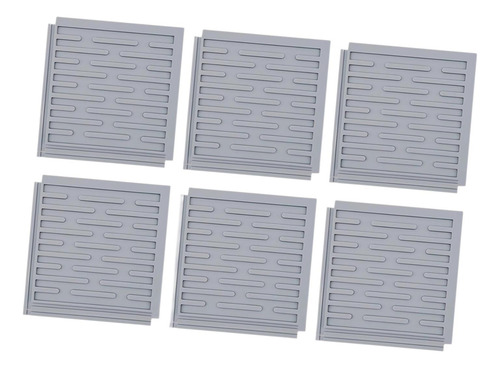 6 Peças Silicone Dish Secying Tapetes Para Cota De Cozinha