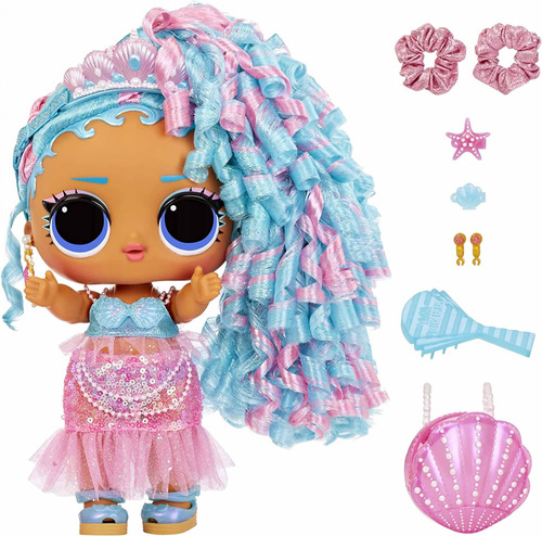 Lol Surprise Big Baby Hair Splash Queen Muñeca Con Accesorio