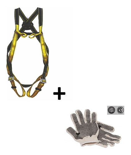 Imagen 1 de 9 de Arnes De Seguridad Bralt Br 310 Certificado Iram + Guantes