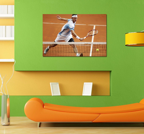Vinilo Decorativo 30x45cm David Nalbandian Tenis Deporte