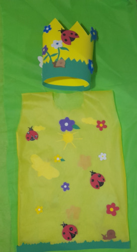 Disfraz Primavera Tnt Disfraces Infantil Chalecos Decorados