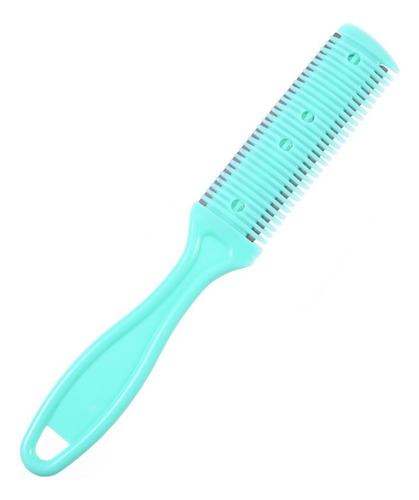 Peine Cortador Para Degafilar, Corte Con Navaja Color Verde