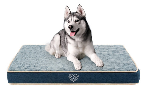 Alfombrilla De Cama Tipo Jaula Para Perros, Impermeable, Rev