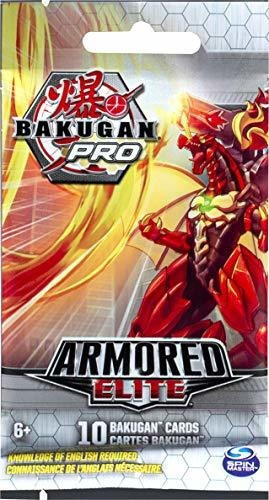 Bakugan Pro Armored Elite Booster Pack Con 10 Tarjetas Colec