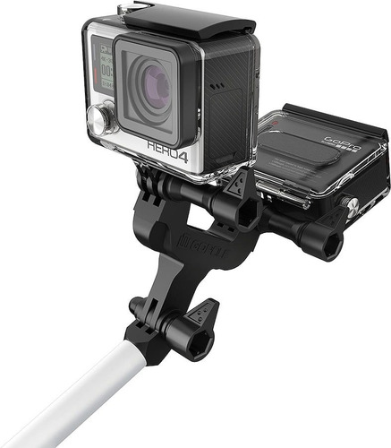 Imagen 3 de 7 de Adaptador De Cámaras Doble Gopole Gpdc-20 Gopro Dualcam 180°