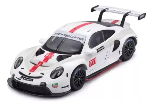 Porsche 911 Rsr Bburago Escala 1:43 De Metal Colección Race