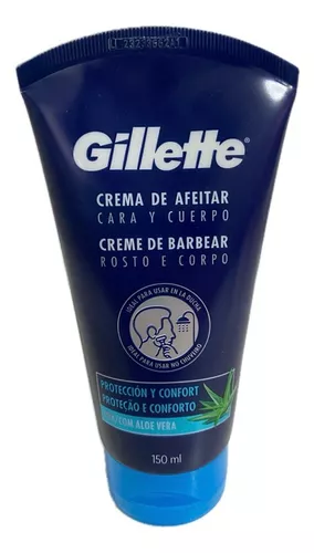 Gillette Creme De Barbear Rosto E Corpo No Chuveiro 150ml