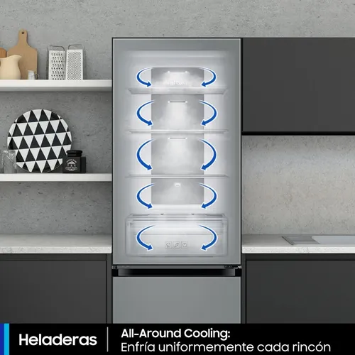 Heladera Samsung Bespoke 328lts Clean White (pn)
