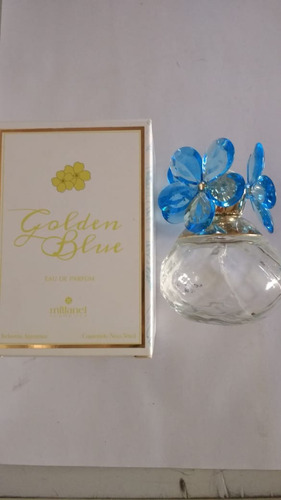 Frasco Vacio Hermoso  Millanel Eau De Parfum Golden Blue  