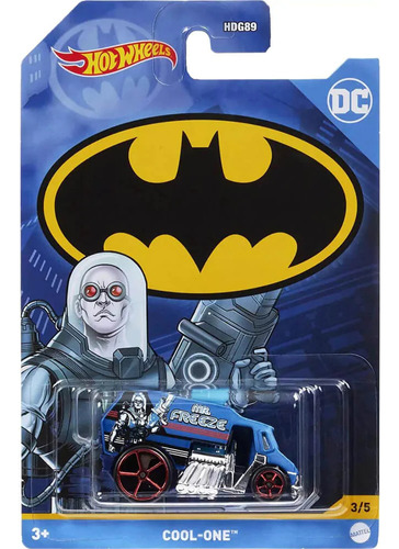 Carro Hot Wheels Mr. Freeze Batman Dc Comics Cool One