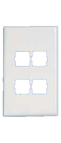 Panduit T70lv4wh Placa Frontal Fijacion Para Systimax Modulo