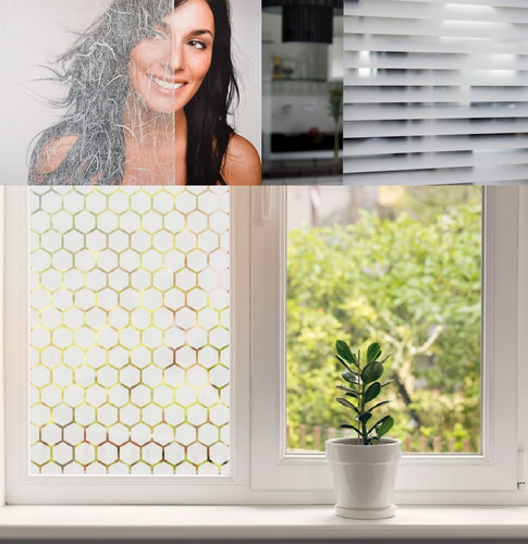 Películas Decorativas Para Ventanas Varios Modelos 1m Lineal