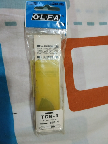  Cuchilla Para Exacto Olfa Modelo Tcb-1 / Tec-1
