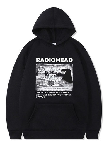 Nueva Sudadera Con Capucha Radiohead North America Tour Eu H