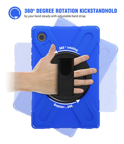 Imagen 7 de 8 de Funda Tablet Para Samsung Tab A8 (2021) Sm-x200/x205 10.5 Pu