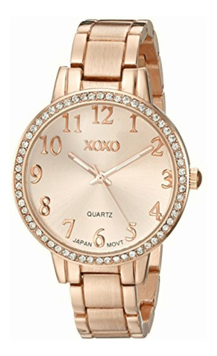 Xoxo Women's Xo5846 Analog Display Analog Quartz Gold Watch