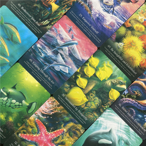 Cards Whispers Of Ocean Oracle Cards Juegos De Mesa De Adivi