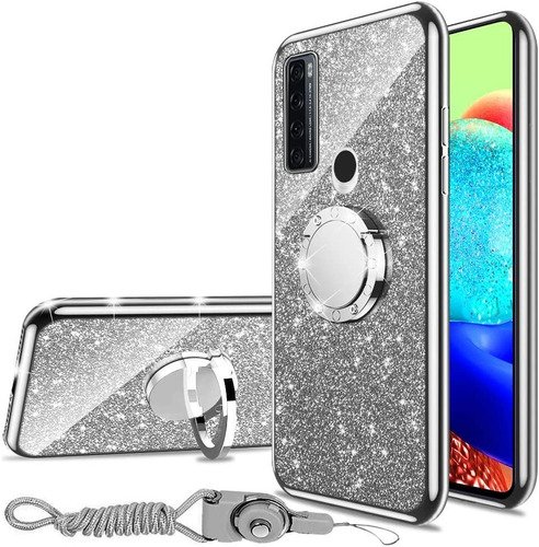 Funda Para Mujeres Niñas Con Bling Diamond Para Tcl 20 Se