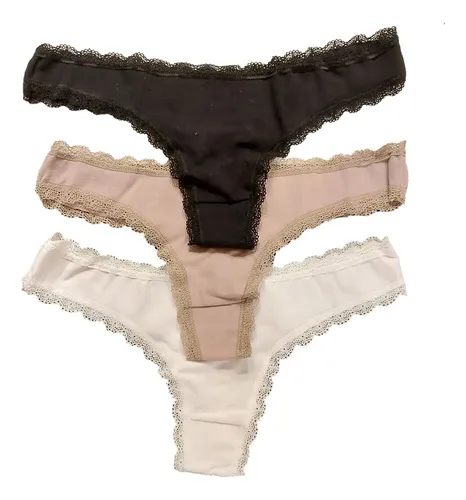Colaless Con Ribete Puntilla Pack X 3 Ynaam Art 2621