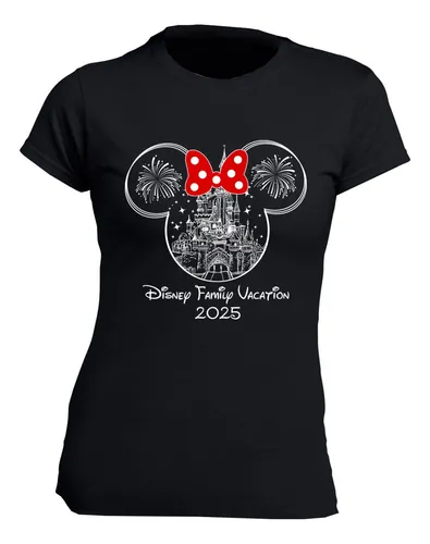 comprar Set Playeras Pareja Mickey Minnie Mouse Castillo Family Trip