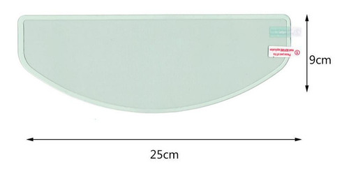 4 Laminas Impermeables Para Dentro Y Fuera Visor Casco Moto