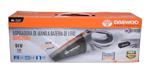 Imagen 5 de 7 de Aspiradora Inalambrica 120w Daewoo Portatil + Bolso + Acces