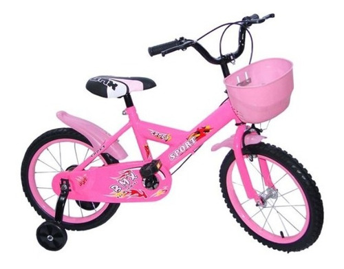 Bicicleta Para Niña Foxi R16 Rosa Sensación