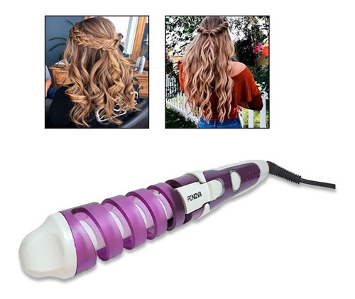Ondulador Eléctrico Para Cabello Rizos Pinza Encrespadora Voltaje