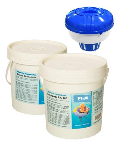 Kit Mantenimiento Para Agua Piscinas Hasta 25.000 Lts