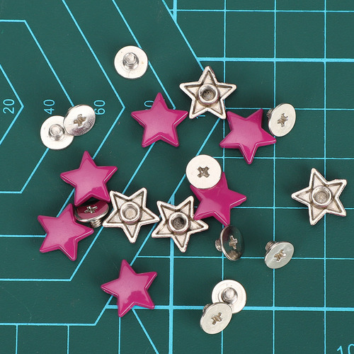 Stud Button, 50 Juegos De Tornillos De Remache En Forma De E