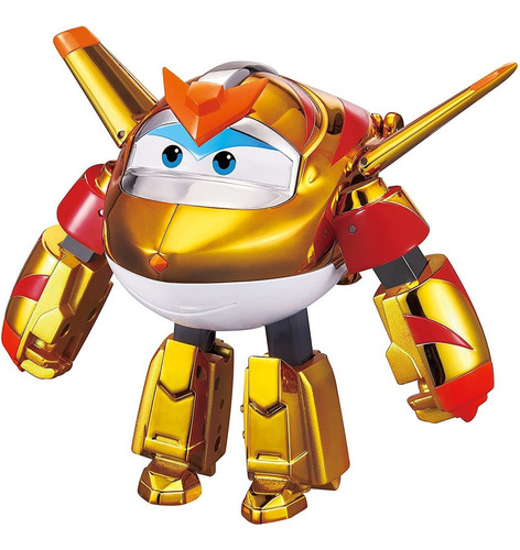 Super Wings 5 Transforming Golden Boy Avion Juguetes Vehícul