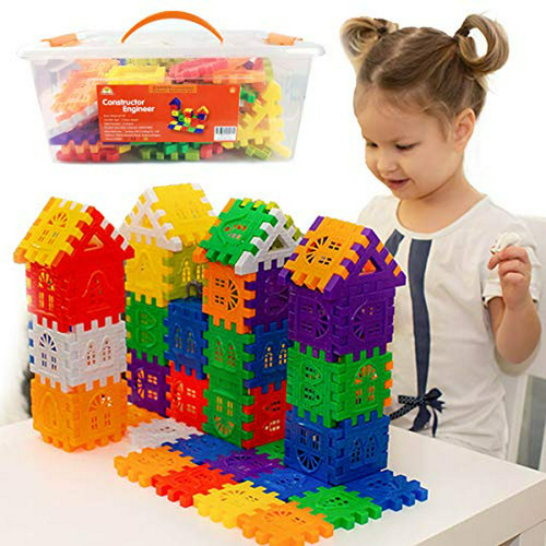 Sets De Construcción - Waffle Blocks For Toddlers & Kids 96 