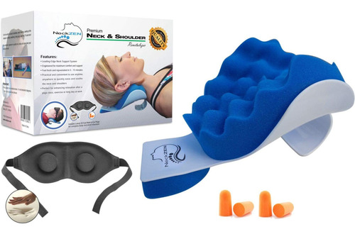 Neckzen Relajante Para Cuello Y Hombros: Almohada De Apoyo Q