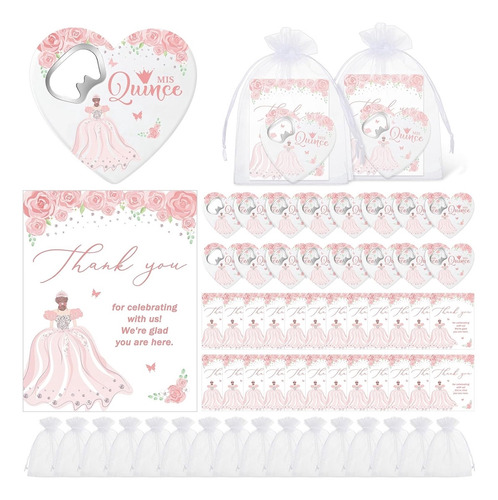 Maxcheck Juego De 25 Regalos De Fiesta De Quinceañera Para I