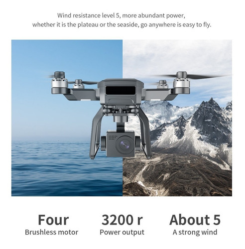 Imagen 6 de 10 de Drone 4k Sjrc F7 Pro 4k Con 2 Baterías