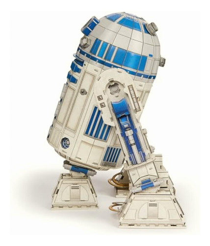 4d Build, Kit De Maqueta De Cartulina De R2-d2 De Star Wars,