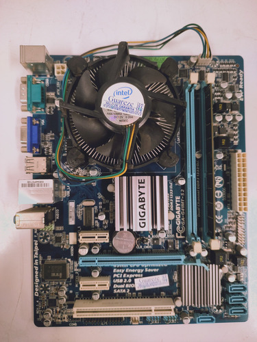 Kit Gigabyte G41mt-s2 Quad2core 2.83ghz 4gb Ddr3 Usada!100%! Azul (Usado)