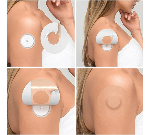 Paquete De 10 Cubiertas Para Sensores Parches Impermeables