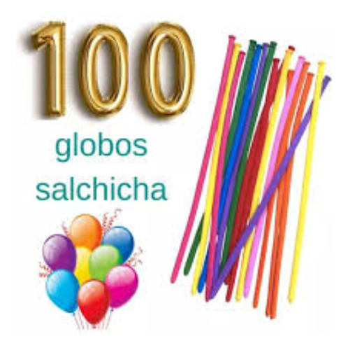Globos De Fiesta Espiral Batucadas 200 Pcs Colores Surtidos