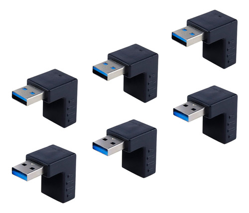 Antrader Conector Usb 3.0 A Macho A Hembra, Ngulo De 90 Grad